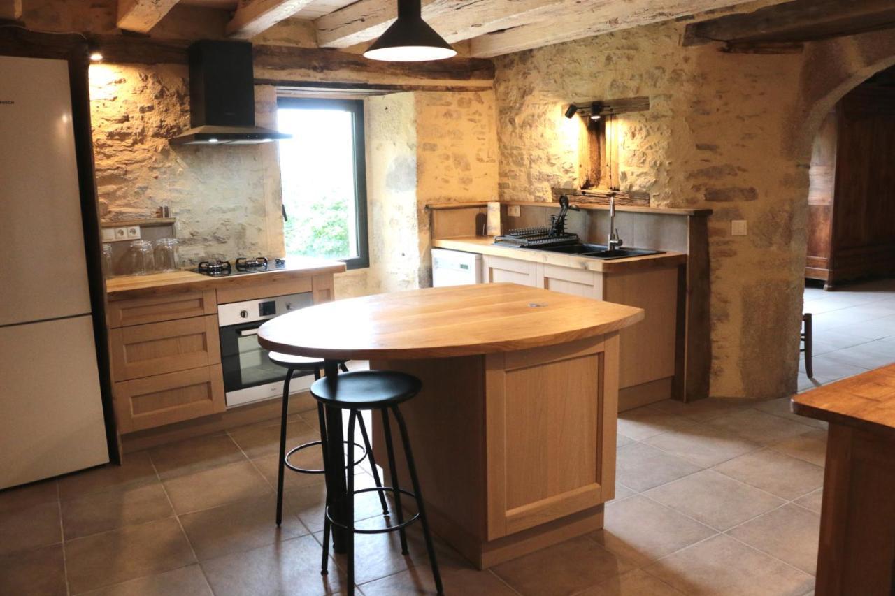 Grande Maison De Caractere En Pierres -Superbe Vue Saint-Cirgues  エクステリア 写真