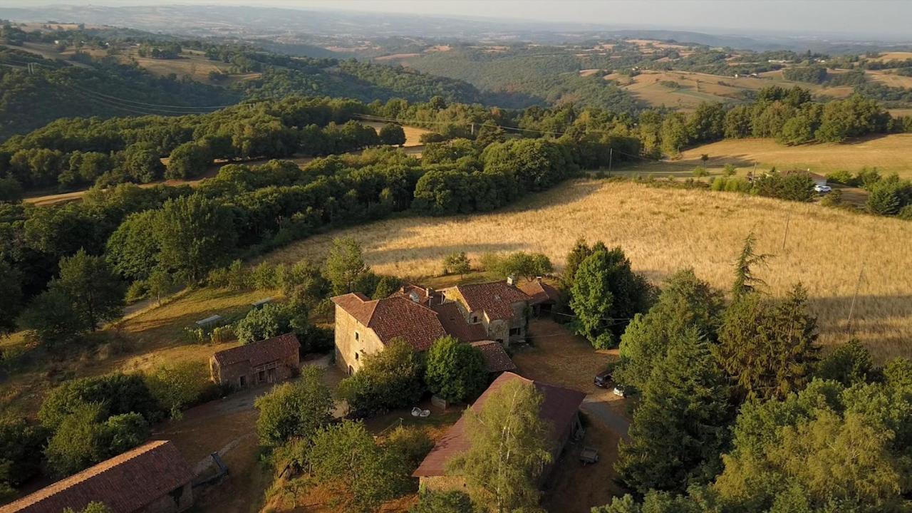 Grande Maison De Caractere En Pierres -Superbe Vue Saint-Cirgues  エクステリア 写真