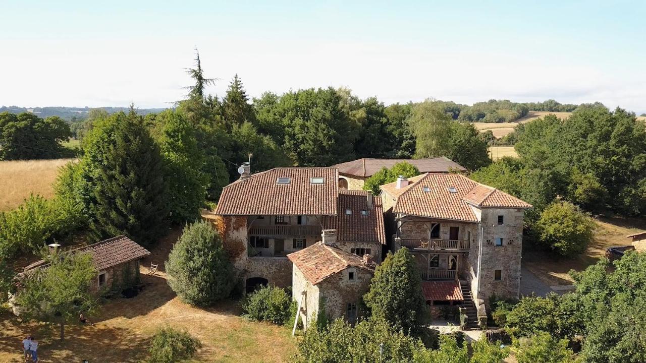Grande Maison De Caractere En Pierres -Superbe Vue Saint-Cirgues  エクステリア 写真